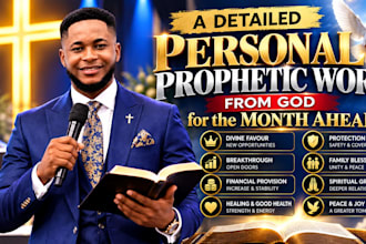 give a detailed personal prophetic word from god for the month ahead