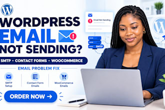 fix wordpress email not sending and configure SMTP