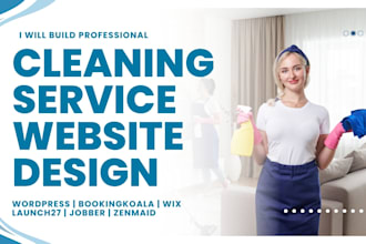 build cleaning service website booking koala integration house office cleaning