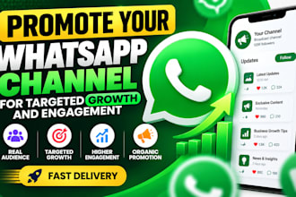 promote your whatsapp channel for targeted growth and engagement