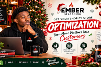 design christmas shopify store for holiday sales
