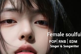 be your korean female singer and song writer for your soulful, rnb, pop