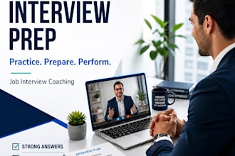 conduct a mock interview and prepare you for your job interview