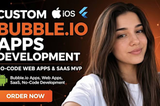 build custom no code web app on bubble io developer, bubble app, bubble saas mvp