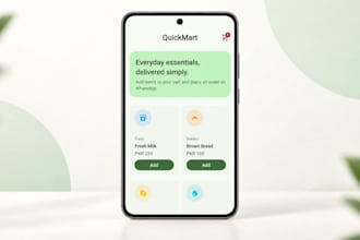 add a flutter cart and whatsapp order flow to your android app