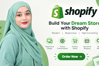 design shopify store, redesign shopify store or fix shopify store