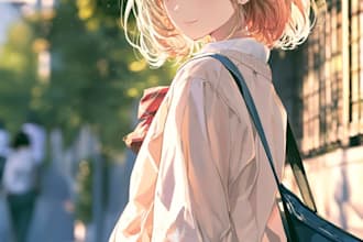 draw an anime character illustration