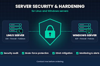 secure and harden your linux or windows server