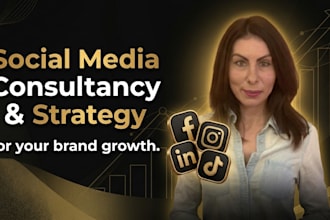 consult and provide a tailored social media strategy