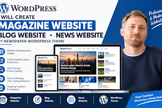 create magazine website blog website news website by newspaper wordpress theme