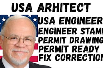 do city permit drawing as al,ak,az,ar architect for permit plan engineer stamp