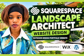 design squarespace landscape architect website outdoor design portfolio website