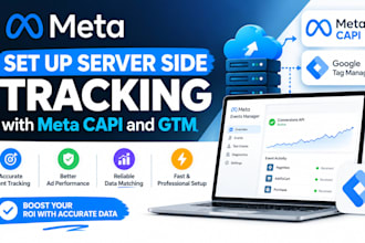 set up server side tracking with meta capi and GTM