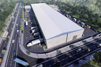 design industrial site, factory, warehouse and facility maps