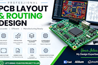 do professional pcb layout and routing design