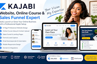 design and build your kajabi website