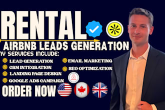 generate rental leads, property management leads and airbnb leads
