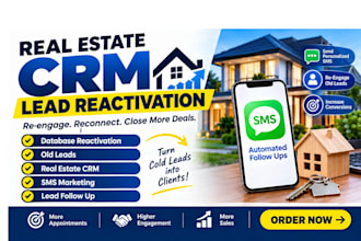 revive old real estate leads, CRM database reactivation, automated SMS follow up
