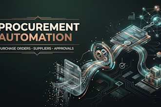 automate procurement, purchase orders and supplier management workflows