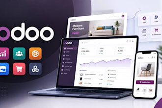 be your odoo developer for erp, crm, website, pos, ecommerce and modules