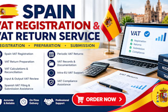 do the spain vat registration spanish vat return preparation, spain submission