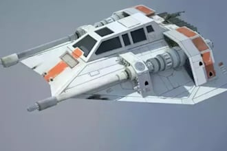 create custom game ready 3d spaceship models for unreal engine and unity
