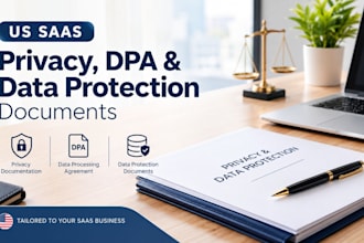 prepare US saas privacy, dpa and data protection documents