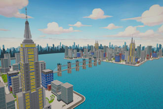 create stylized 3d environments and world scenes for games