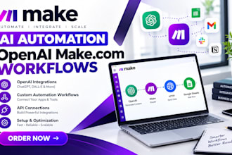 build make com ai automation openai make com workflows