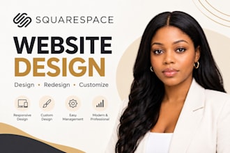 design, redesign, and customize your squarespace website