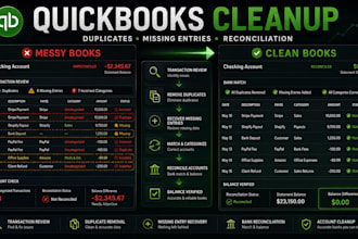 fix duplicate and missing quickbooks transactions with complete account cleanup