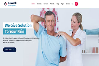design wix physio pilates studio website physical therapy rehab wellness website