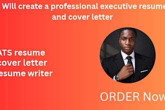 write an executive ats resume CV cover letter