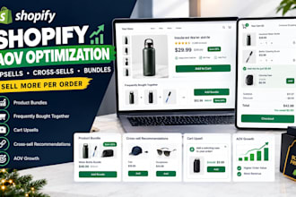 optimize your shopify upsells, cross sells and bundles to increase aov