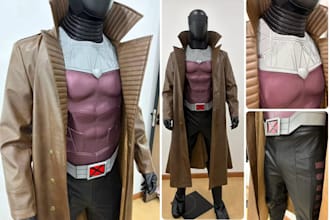 sew custom comic movie cosplay costume made to measure