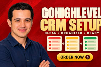 setup up your gohighlevel CRM setup and sales pipeline