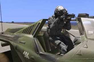 do custom missions and create 3d assets mecha for arma 3 reforger spiderman sona