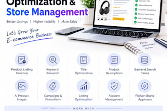 manage and optimize your ecommerce store and product listings