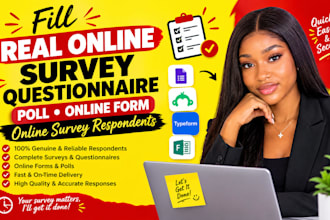 fill real online survey questionnaire poll online form online survey respondents