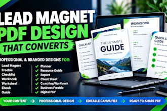 design a lead magnet pdf freebie checklist workbook