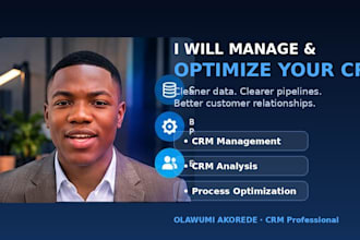 be your CRM expert for setup, management and optimization