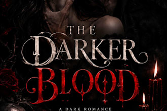 design adult dark romance gothic paranormal vampire romance horror book cover