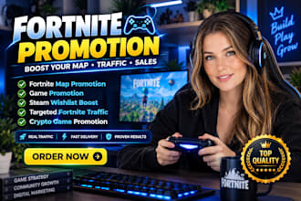 promote your fortnite game or uefn map with targeted game marketing