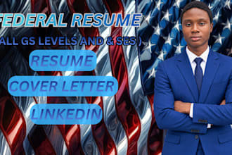 write a professional federal resume, USA jobs resume and government CV