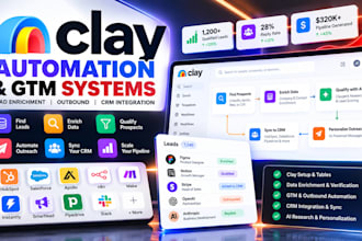 clay com automation, outbound, GTM automation, data, lead enrichment integration
