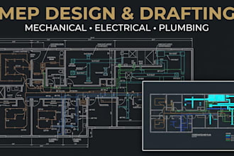 do mep design, medical electrical and plumbing drawings