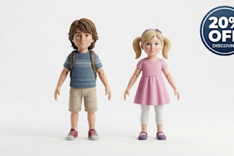 design 3d toy action figures collectible toys figurines articulated toys model