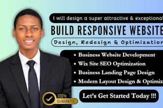 design or redesign squarespace website, hostinger, wix online store, webador seo
