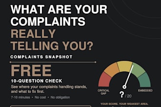 diagnose your customer complaints process