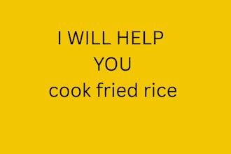 help you cook fried rice and chicken for parties